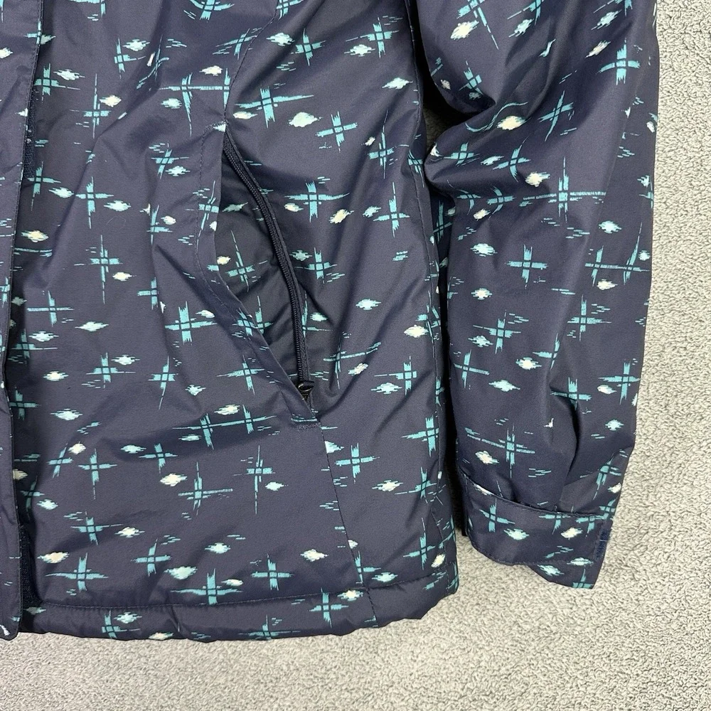 Columbia Jacket‎ Girls Large 14-16 Blue AOP Horizon Ride Coat Insulated Outdoor